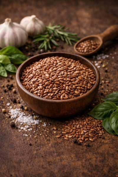 Leinsamen ganz