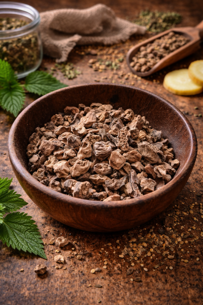 Teufelskrallenwurzel (geschnitten)